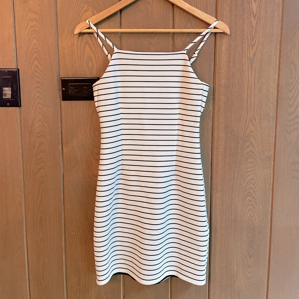 1.State Squareneck Mini Dress